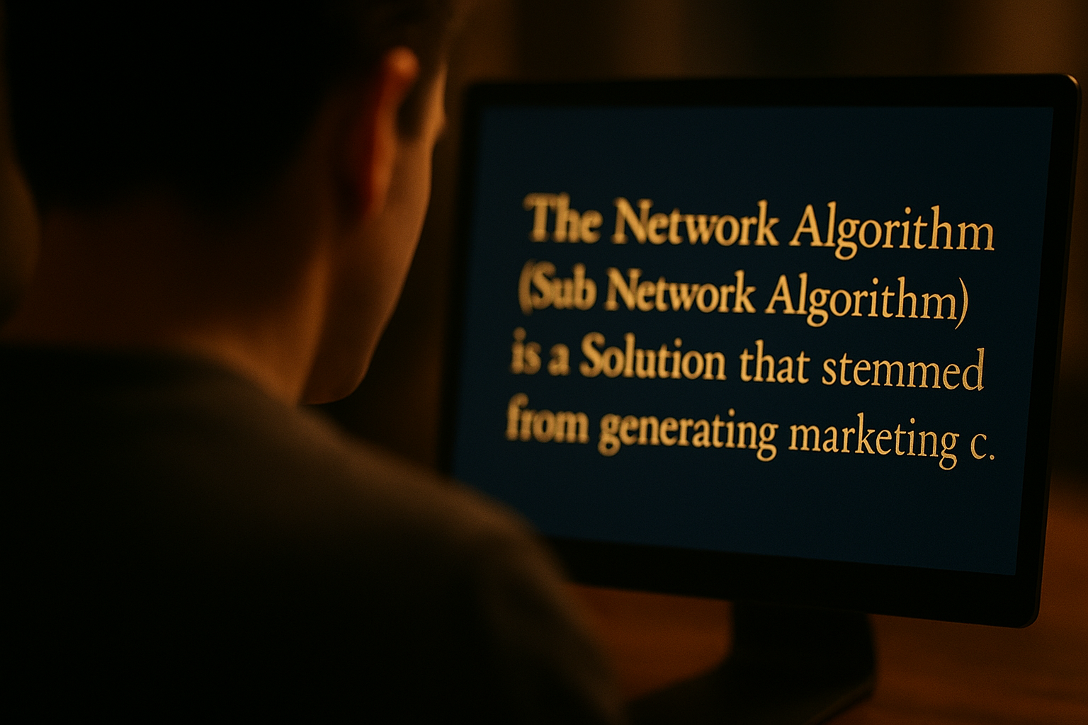 Network Algorithm (Sub Network Algorithm)